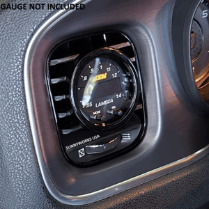 SunnyWorks USA 52mm Gauge Pod Vent Mount for 11-23 Dodge Charger Driver Side Dash